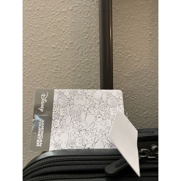 American Tourister Disney Mickey 20" Spinner Carry-On BLACK NWT - Picture 8 of 16